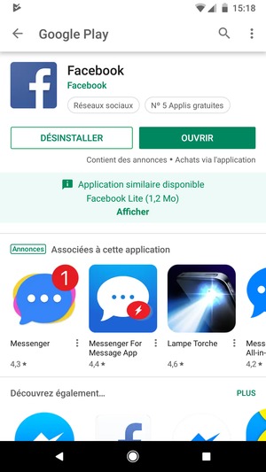 Sélectionnez OUVRIR