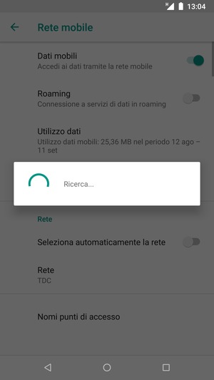 Attendi il completamento della ricerca