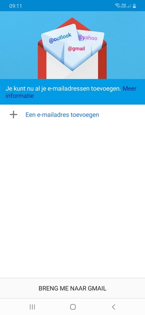 Selecteer Een e-mailadres toevoegen