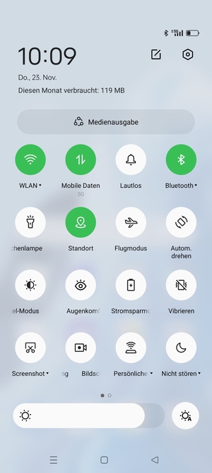Schalten Sie WLAN und Bluetooth aus