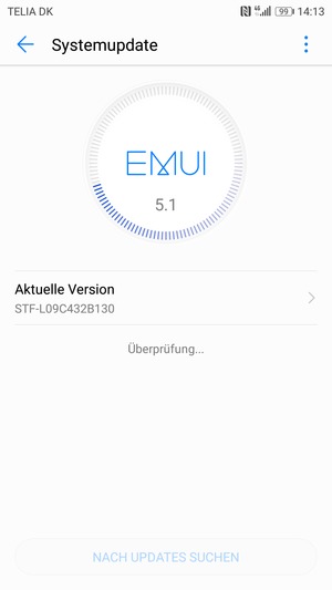 Warten Sie, bis die Suche abgeschlossen ist