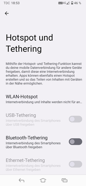 Wählen Sie WLAN-Hotspot
