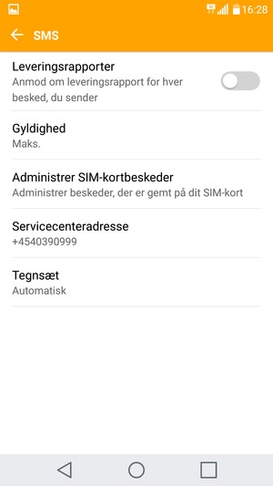 Vælg Servicecenteradresse