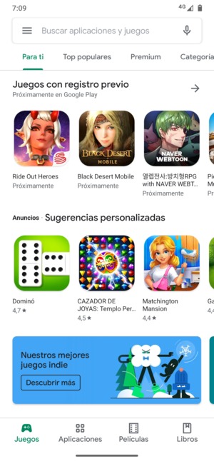 Seleccione la barra de Búsqueda