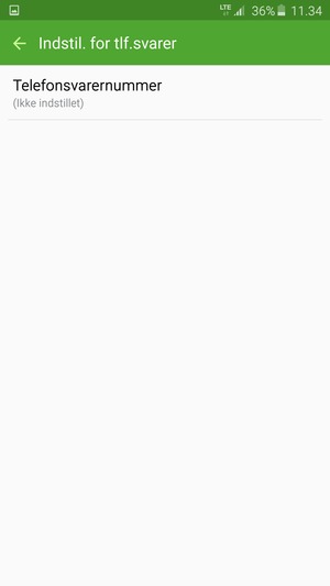 Vælg Telefonsvarernummer