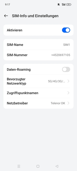 Wählen Sie Zugriffspunktnamen