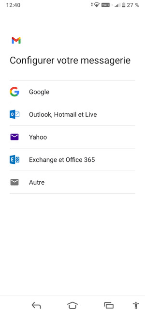 Sélectionnez Autre