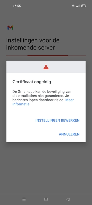 Selecteer INSTELLINGEN BEWERKEN