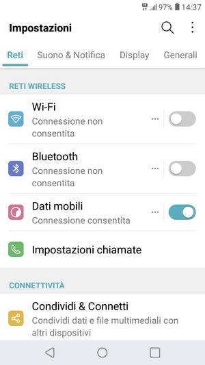 Seleziona Reti