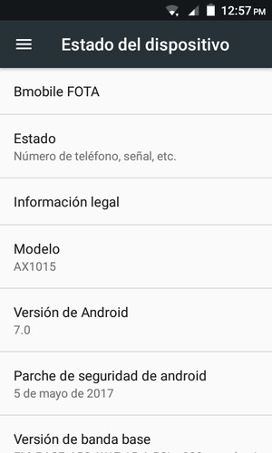 Seleccione Bmobile FOTA