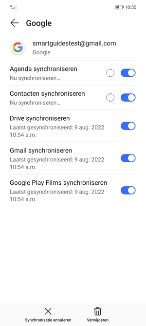 Uw contactpersonen van Google worden nu gesynchroniseerd met uw smartphone