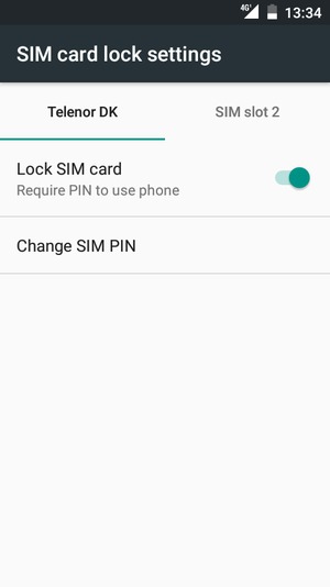 Select Public and  Change SIM PIN