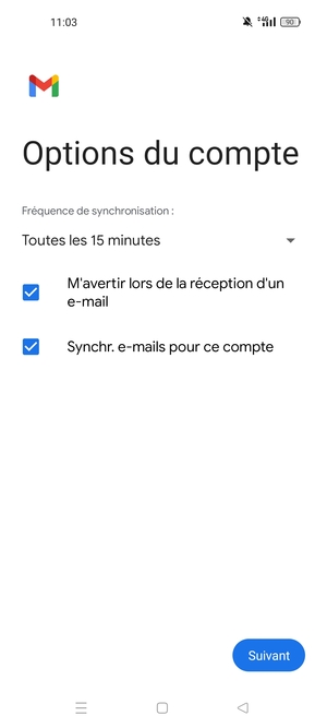 Sélectionnez Suivant
