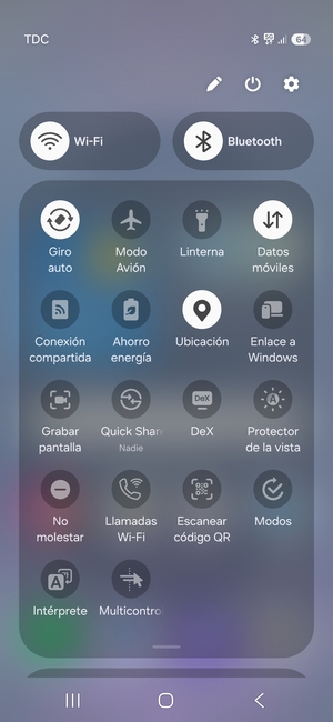 Desactive Wi-Fi y Bluetooth