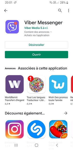 Sélectionnez Ouvrir