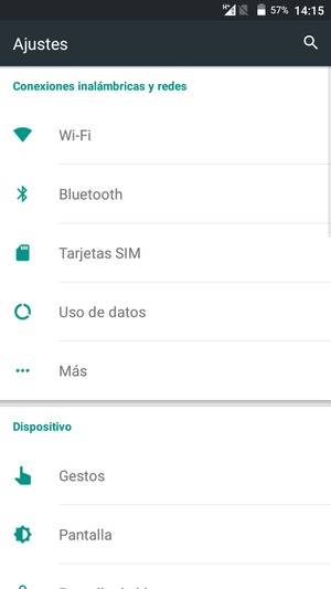 Seleccione Wi-Fi