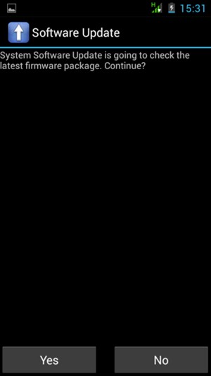 Vælg Yes