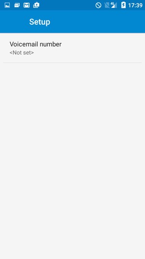 Select Voicemail number
