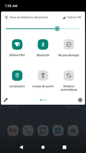 Désactiver le Wi-Fi et Bluetooth