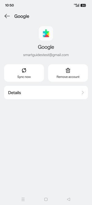 Select Sync now