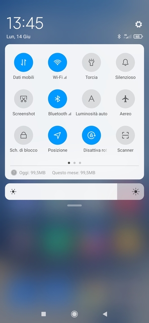 Disattiva Wi-Fi e Bluetooth