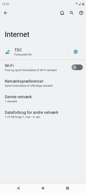 Aktiver Wi-Fi