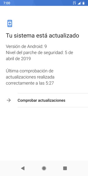 Seleccione Comprobar actualizaciones