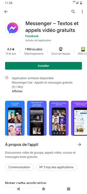 Sélectionnez Installer