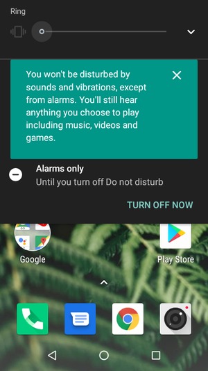 Press once more for silent mode