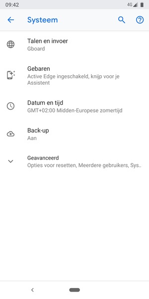 Selecteer Geavanceerd