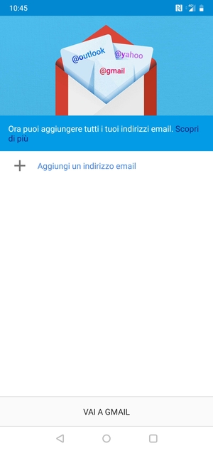 Seleziona Aggiungi un indirizzo email
