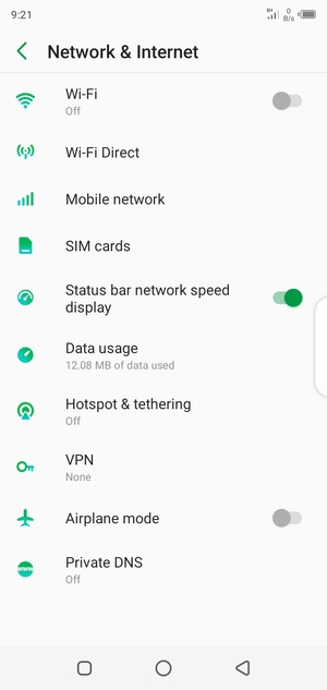 Select Wi-Fi