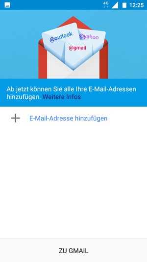 Wählen Sie E-Mail-Adresse hinzufügen
