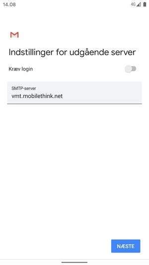 Slå Kræv login fra og vælg NÆSTE