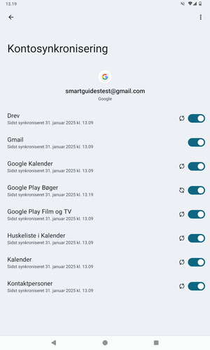 Vælg Menu-knappen