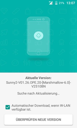 Warten Sie, bis die Suche abgeschlossen ist
