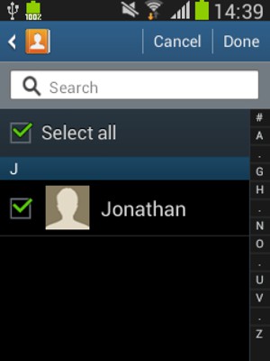 Select Done
