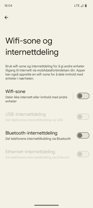Velg Wifi-sone