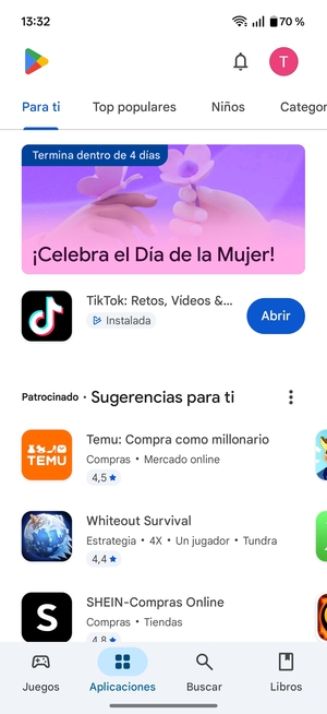 Seleccione Buscar