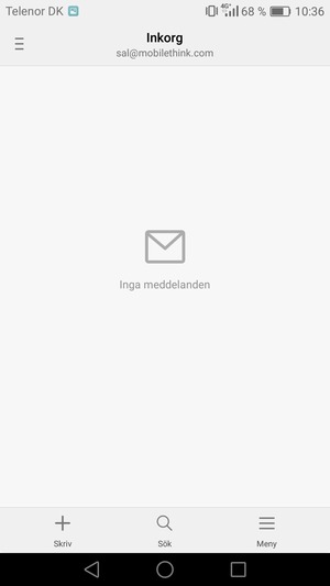 Ditt konto är redo att användas