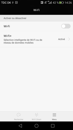 Activer le Wi-Fi