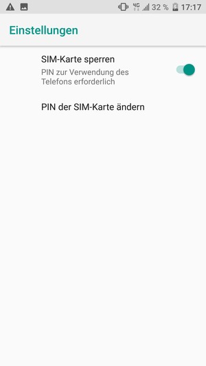 Wählen Sie PIN der SIM-Karte ändern