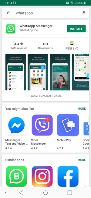 Select the app
