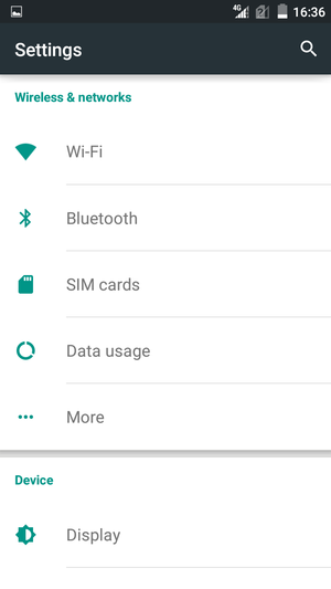 Select Wi-Fi