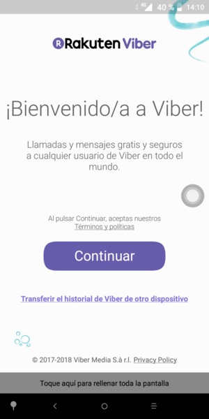 Su aplicación está lista para usar