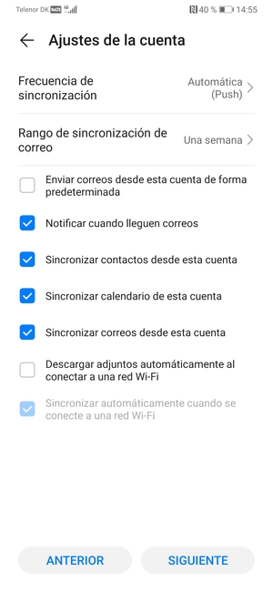 Seleccione SIGUIENTE