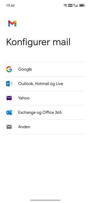 Vælg Google