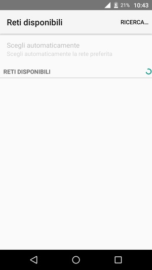 Attendi il completamento della ricerca