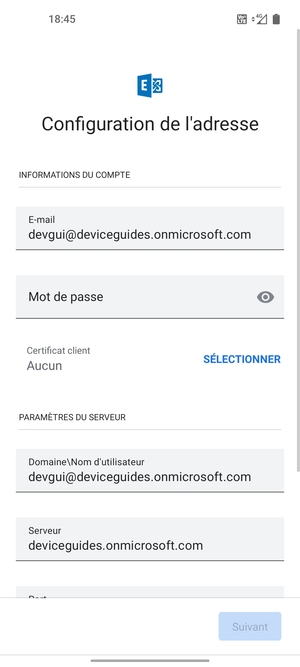 Saisissez votre mot de passe
