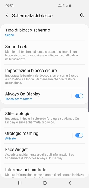 Il tuo telefono è ora protetto dal blocco schermo